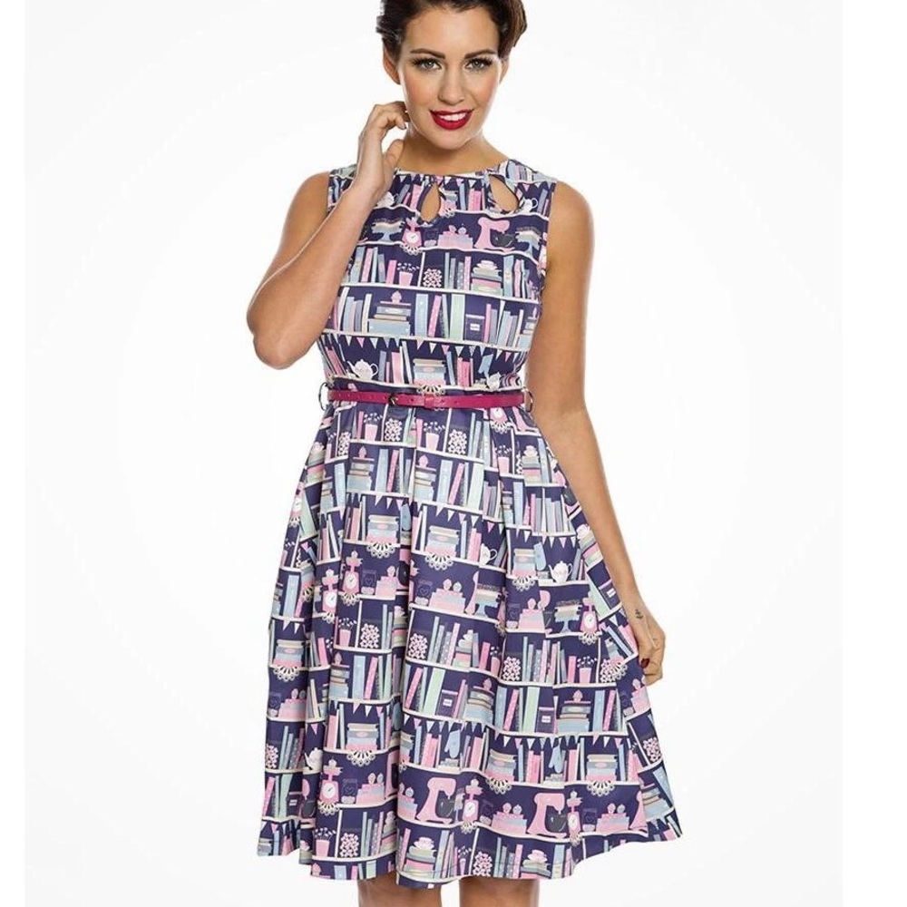 Lindy Bop baker bookshelf dress